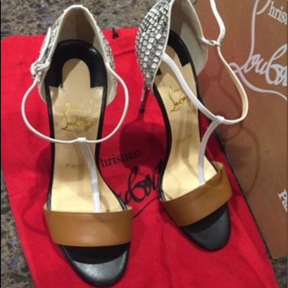 Authentic Christian Louboutin pumps.